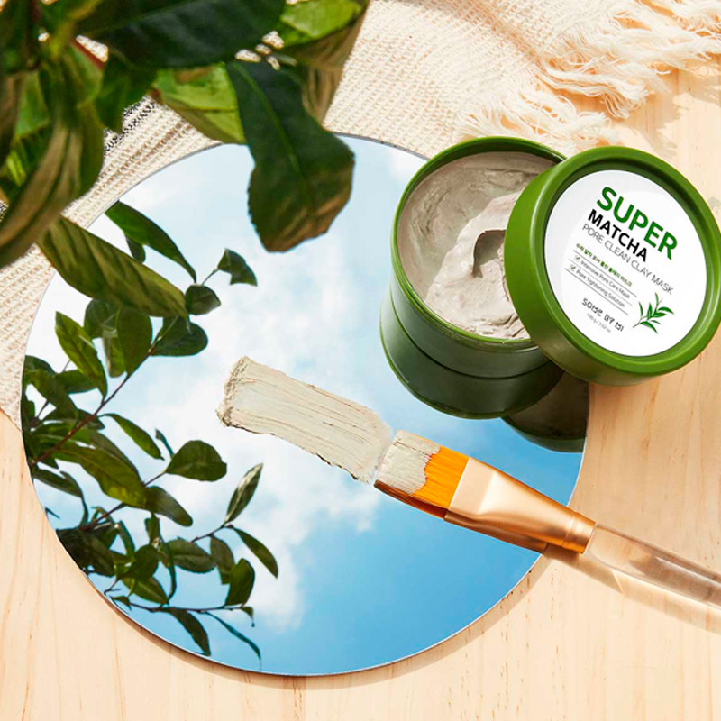 SOME BY MI, Supermascarilla de belleza con matcha y arcilla para limpiar los poros,100 g (3,52 oz) – imagen 3