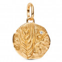 Pingente Medalh&atilde;o de Trigo 764804C01