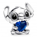Breloque C&oelig;ur Bleu Stitch Disney 794731C01