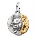 Breloque m&eacute;daillon du zodiaque G&eacute;meaux 764989C01