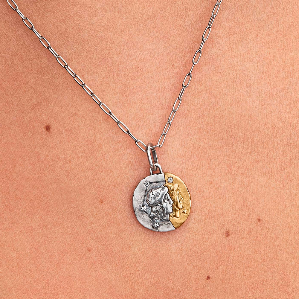 Pandora Charm Medallón Zodiaco Géminis 764989C01