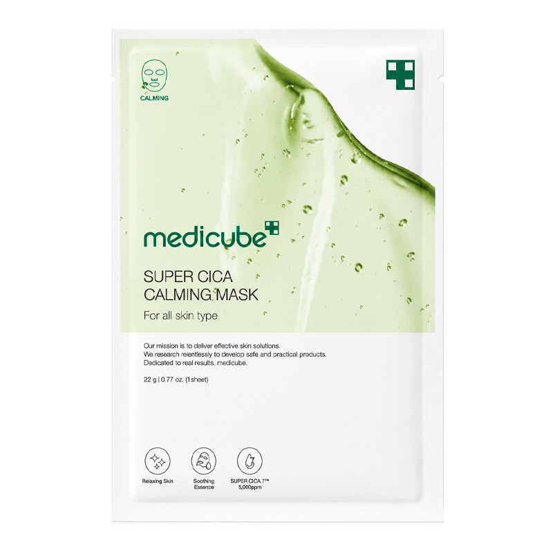 Medicube Cosmética Facial Super Cica Calming Mask Mascarilla Facial Calmante