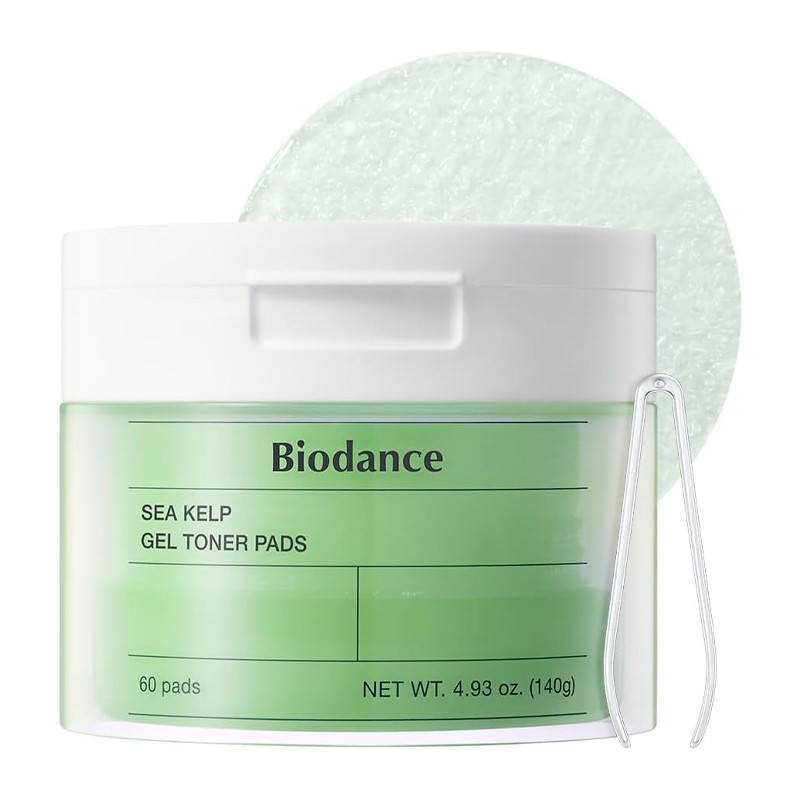 Biodance Sea Kelp Gel Toner Pads Discos Tónicos Calmantes y Control de Sebo