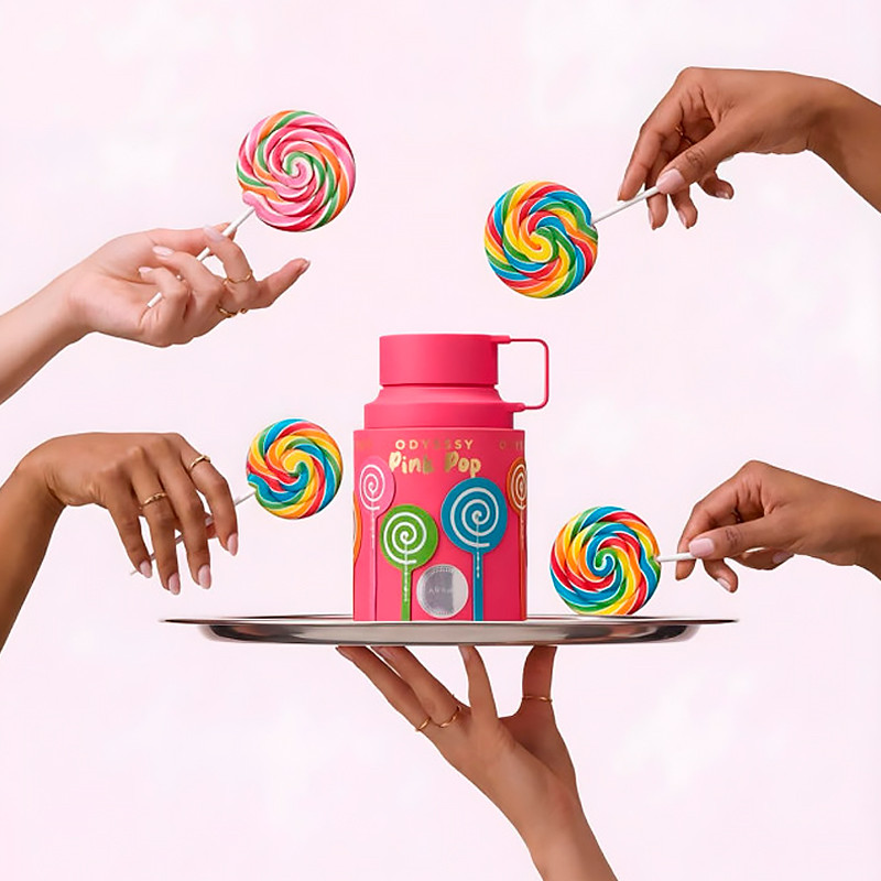 Odyssey Pink Pop Eau de Parfum, Fragancia Femenina Dulce y Afrutada, Edición Gourmand Fruity, 100 ml