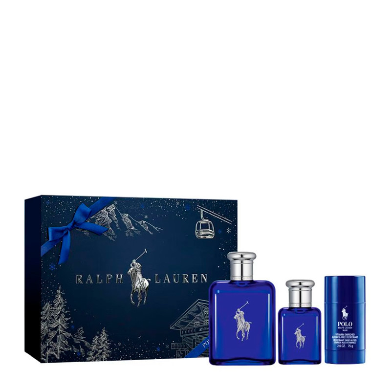 Ralph Lauren Polo Blue Eau De Toilette Set - 4.23 FL OZ Eau de toilette Men's Perfumes