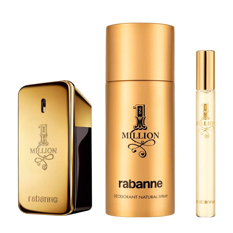 Rabanne 1 Million Eau De Toilette Set - 1,7 FL OZ.  Eau de toilette  Men's Perfumes