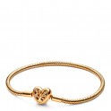 Pulseira Pandora Moments com Corrente de Cobra e Fecho de Cora&ccedil;&atilde;o da Fam&iacute;lia 563516C01