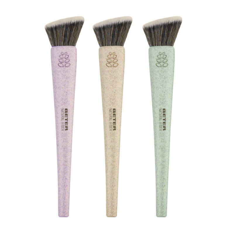Beter Brochas Natural Fiber Slanted Liquid Foundation Brush | 