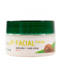 Crema Facial Nutritiva Aloe Vera y Baba de Caracol SPF15