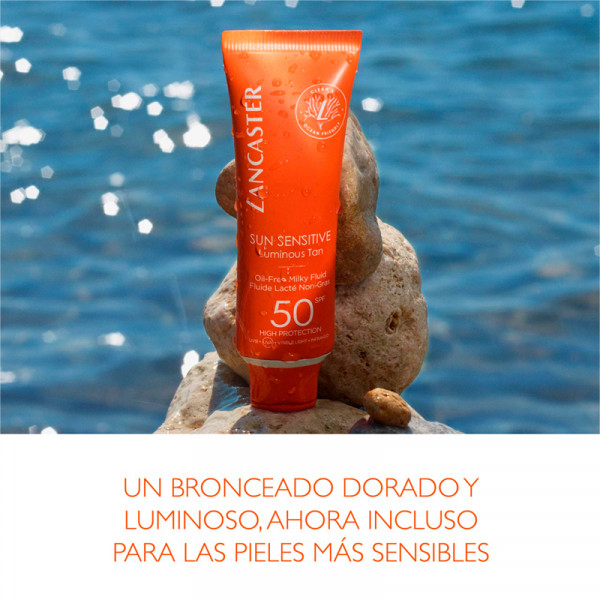 Solfølsom oliefri mælkevæske SPF50