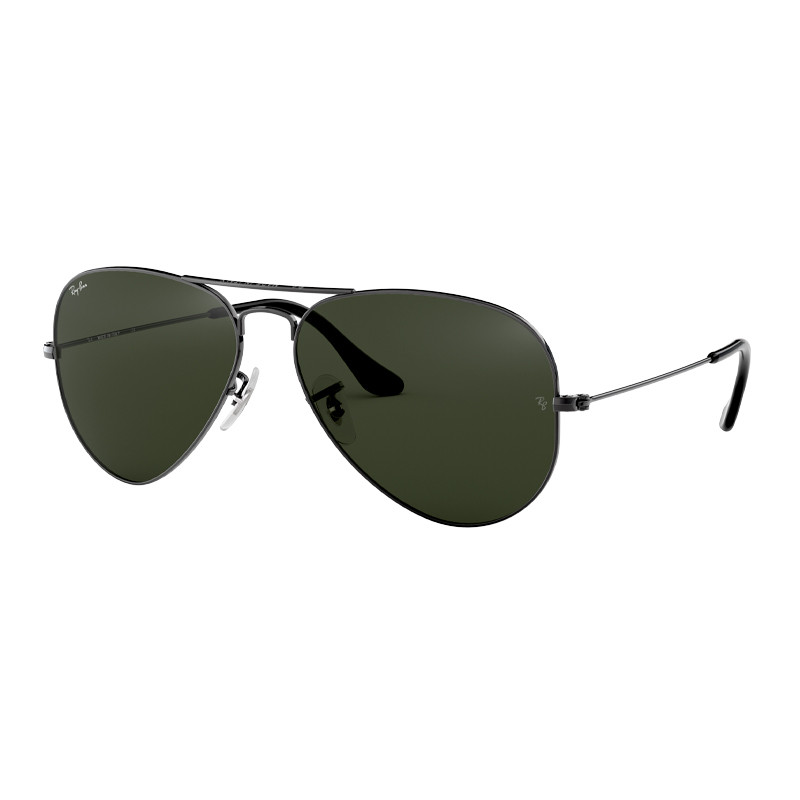 Ray-ban Rb3025 Aviator Large Metal W0879 Gunmetal Grey Green Rb3025 Aviator Classic Gunmetal Green Classic G-15