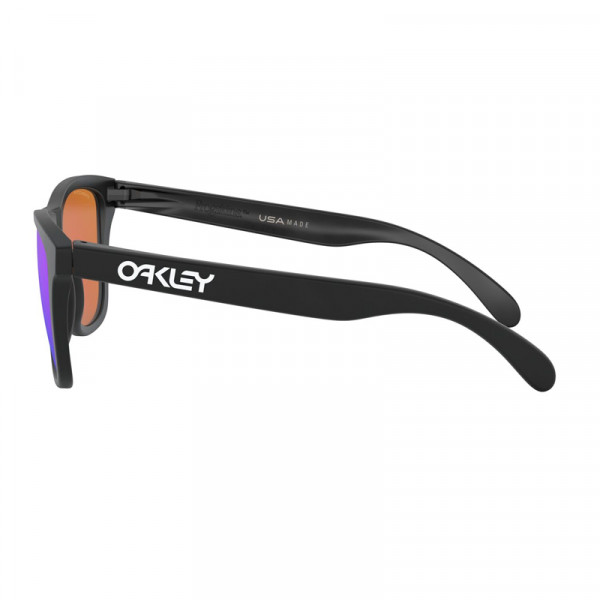 Oo9013 Frogskins 9013h6 Mattsvarta Prizm Violetta Solglasögon