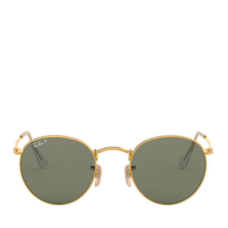 Ray-ban Rb3447 round metal 001/58 gold polar green – imagen 5