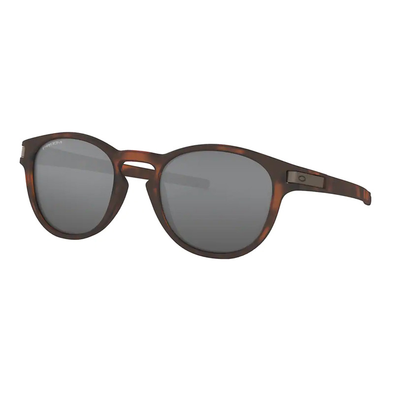 Oakley Unisex Sunglass Latch™ - Frame color: Matte Brown Tortoise, Lens color: Prizm Black
