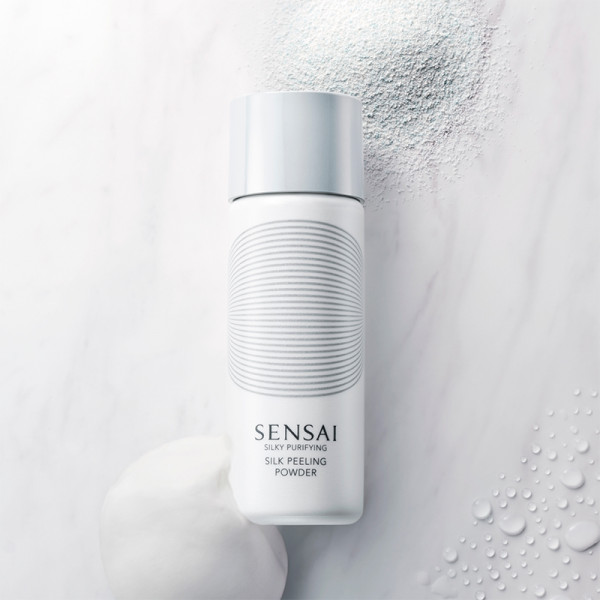 Silkeslent renande sidenpeelingpulver