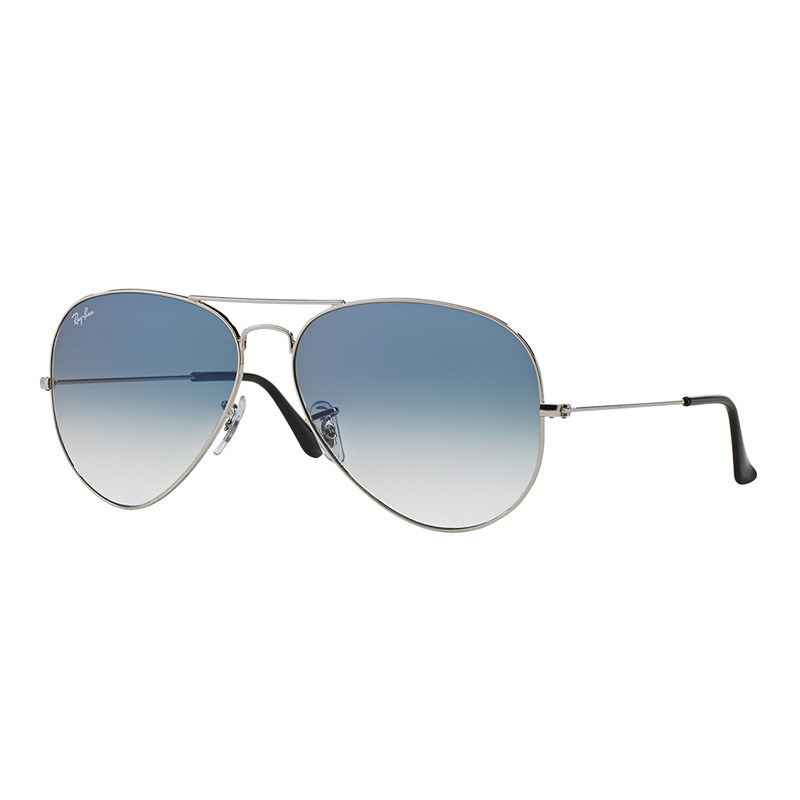 Ray-ban RB3025 003/3F T58 Aviator Large Metal Crystal Gradient Light