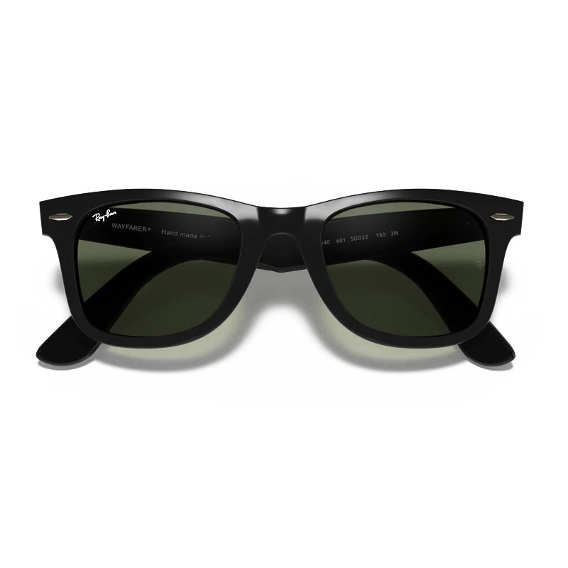 Ray-ban Rb 0rb4340 601 T50 Wayfarer Green Black Unisex Rayban RB4340 601 T50 Wayfarer Ease