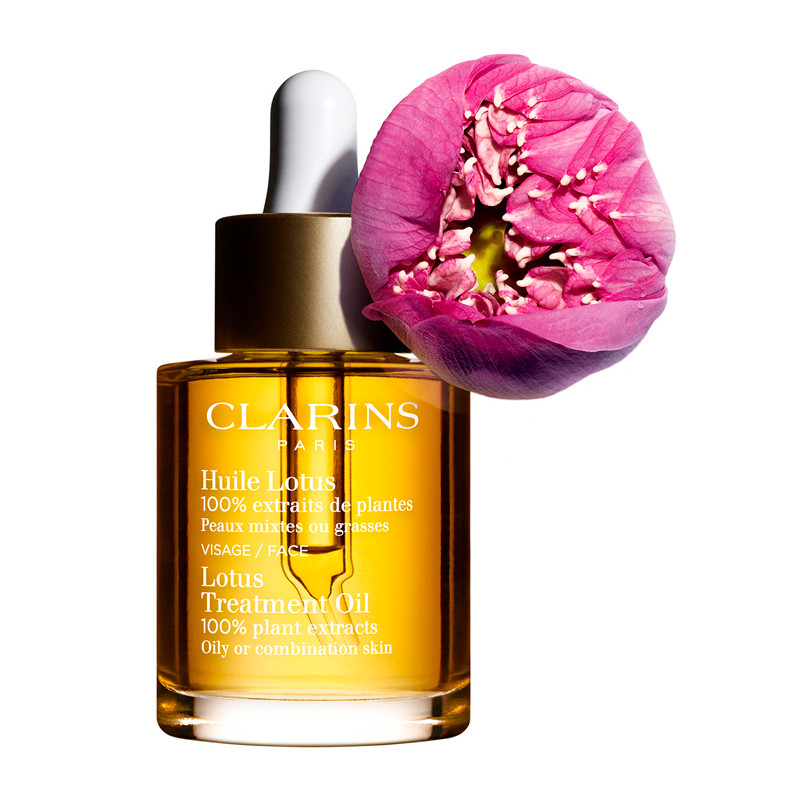 Clarins Huile Lotus Oil Huile Lotus Aceite de Loto - Pieles mixtas o grasas – imagen 3