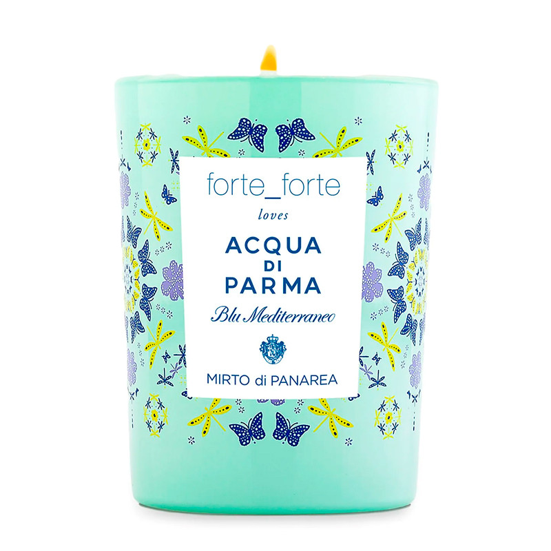 Acqua Di Parma Bagnodoccia Blu Mediterraneo Mirto di Panarea Forte_Forte Candle Limited Edition