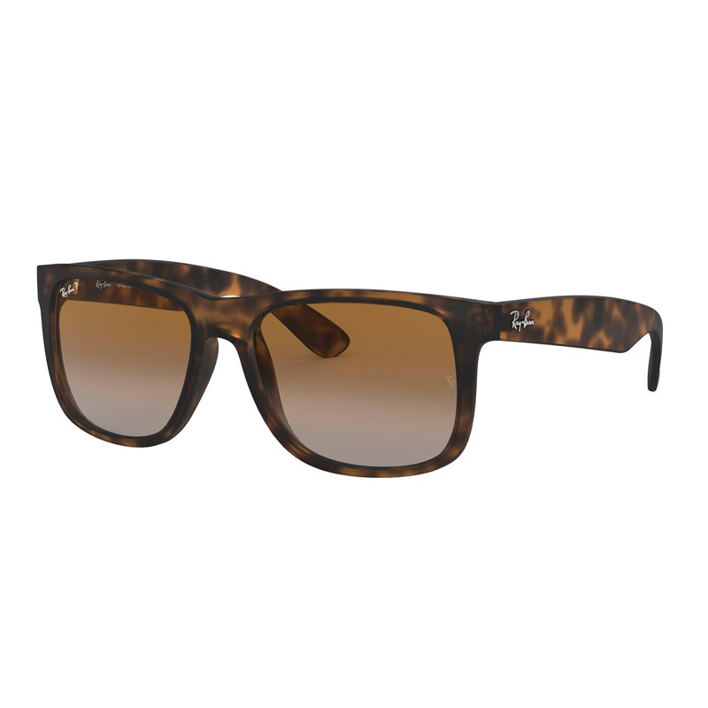 Ray-ban Rb4165 justin 865/t5 havana rubber polar brown gradient