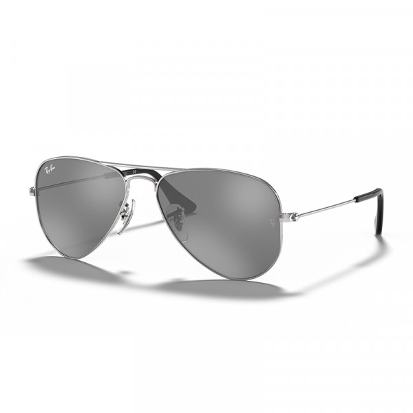 Rj9506s junior aviator 212/6g shiny silver grey silver mirror - Sabina