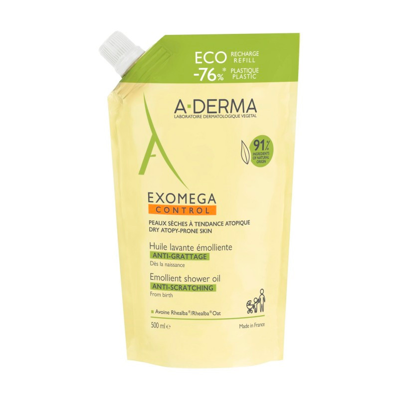 A-Derma Corporal Exomega Control Emollient Anti-Irritation Shower Oil Refill