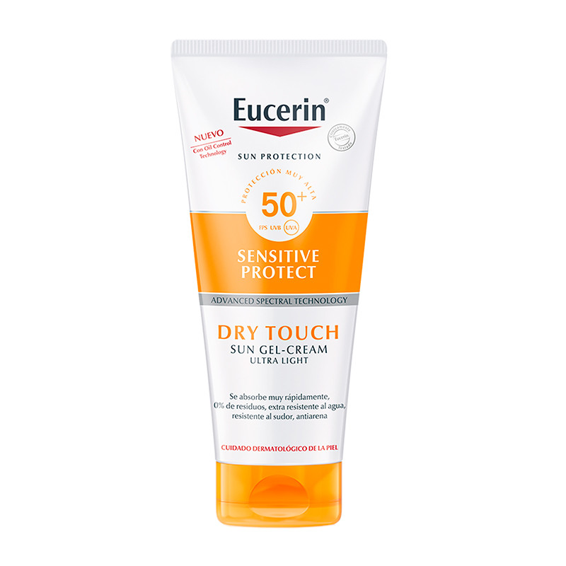 Eucerin Cream Sunscreen Body Sun Gel- Tocuh Sensitive Protect Spf50+