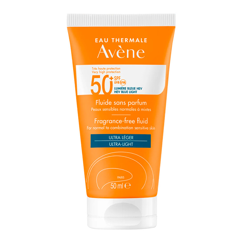 Avene Protector Solar Facial Fluido sin perfume SPF50+