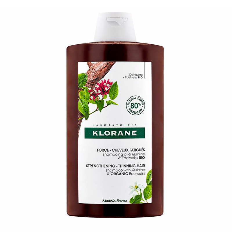 Klorane Champús Champú a la Quinina y Edelweiss BIO