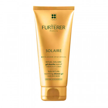 SOLAIRE Gel de ducha solar nutritivo para el cabello y el cuerpo
