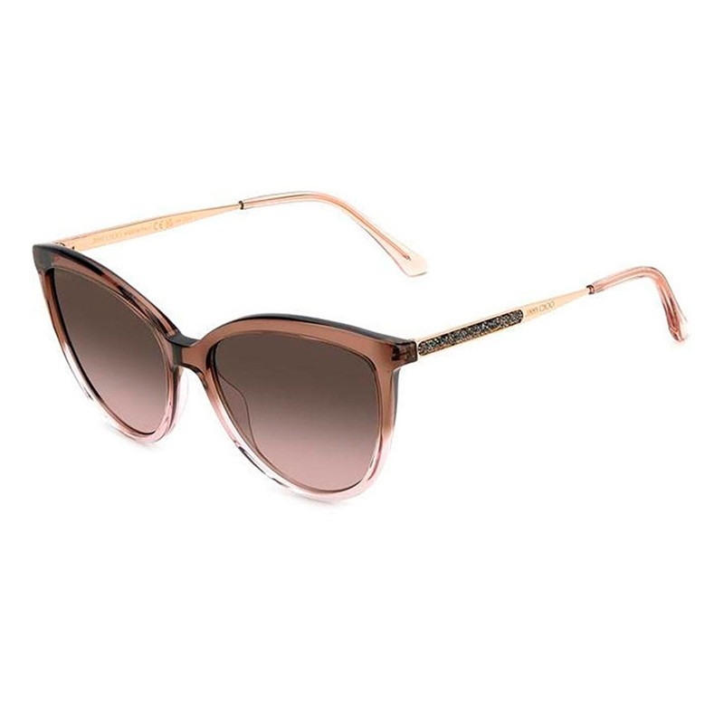 Jimmy Choo Eyewear Óculos de sol para mulheres BELINDAS/S 08M T56 145 Brown Nude