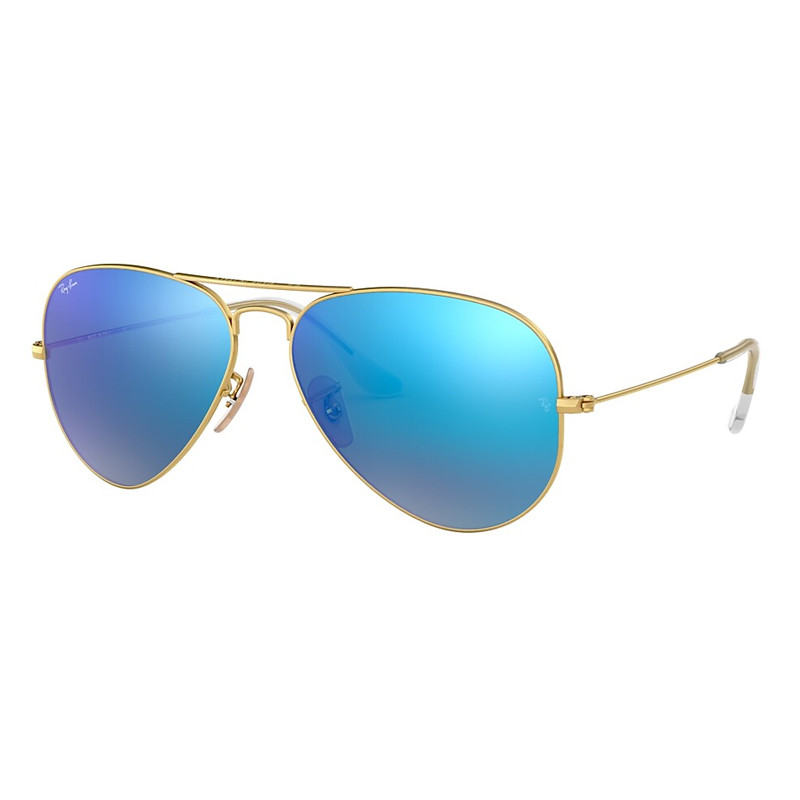 Ray-ban Occhiali da sole unisex RB3025 112/17 55-14 Aviator Flash Lenses