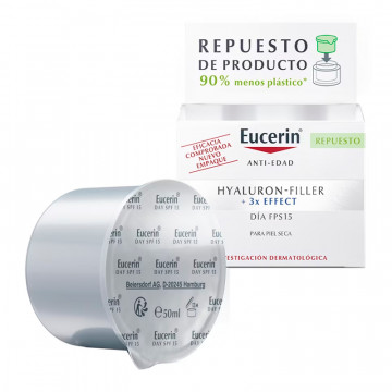 Hyaluron-Filler Día FPS 15 para piel seca recarga