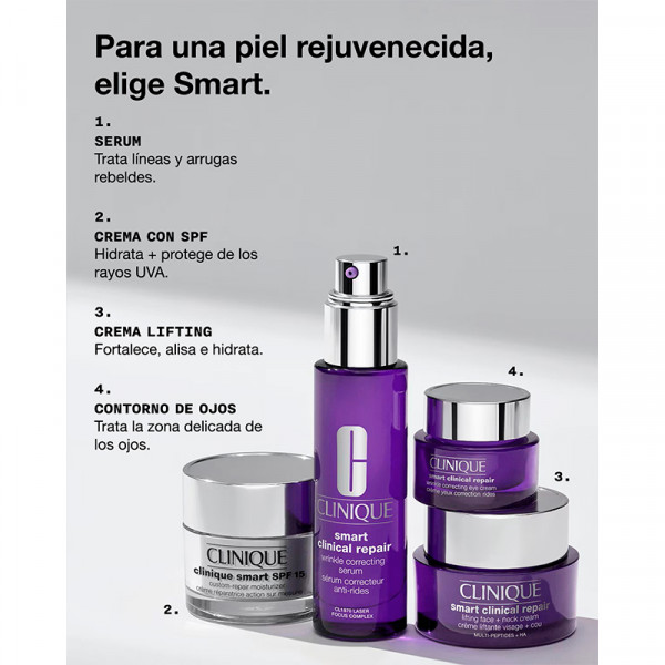 Crema hidratante Smart Clinical Repair Firmeza + Lifting para Rostro y Cuello