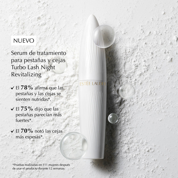 Serum de tratamiento para pestañas y cejasTurbo Lash Night Revitalizing Lash + Brow
