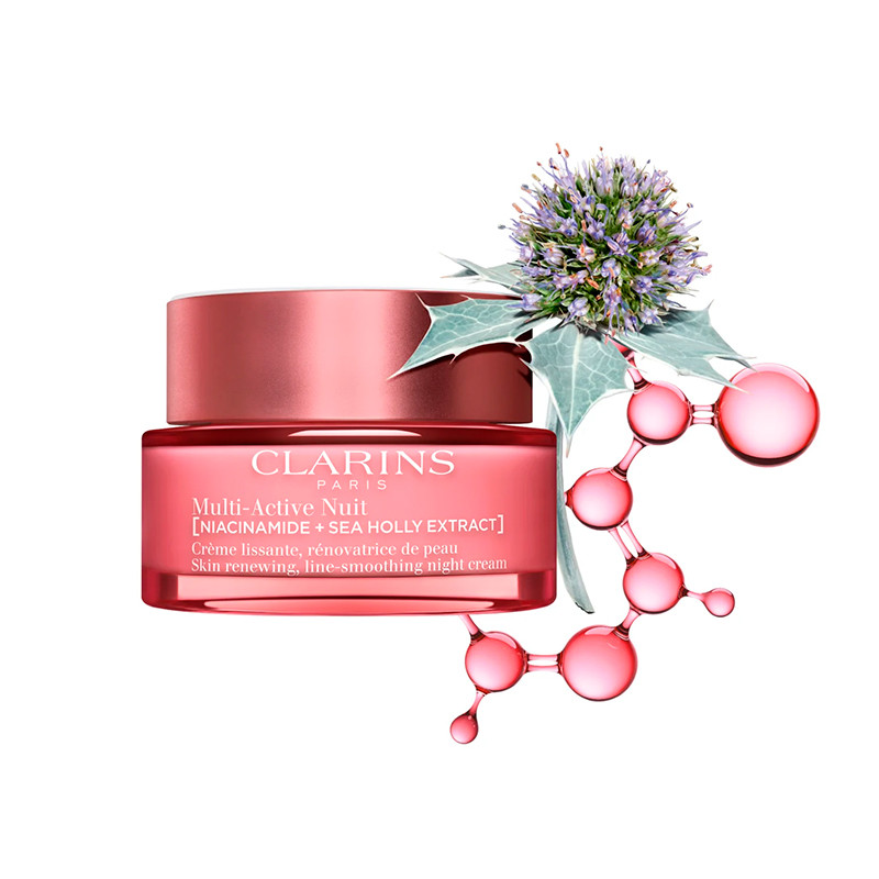 Clarins Multi-Active Nuit Crema Alisadora - Todo Tipo De Pieles – imagen 2