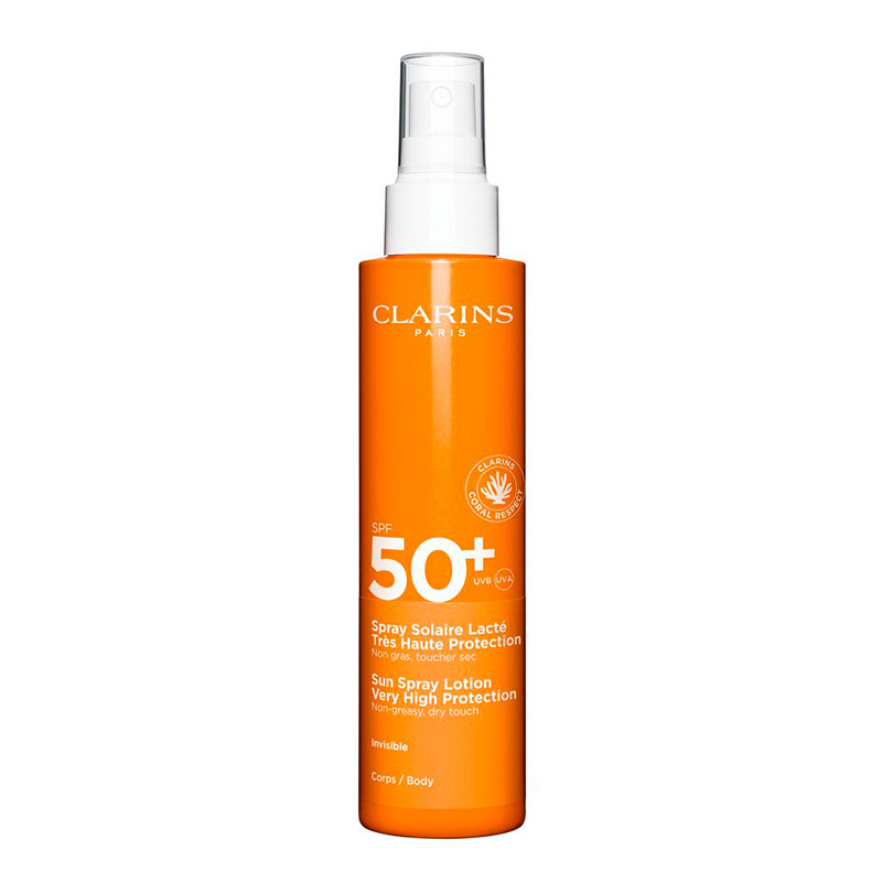 Clarins Protector Solar Cuerpo Brume Solaire Embellissante Bruma Solar Alta Protección SPF50+