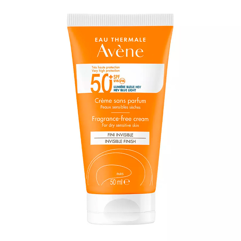 Avene Cosmética Facial Creme San Parfum SPF 50+ Protector Solar Sin Fragancia