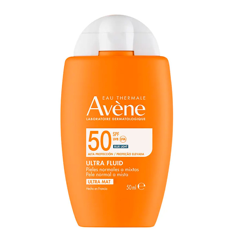 Avene Blue/Light Sunscreen Body Ultra Fluid Ultra Mat Spf 50