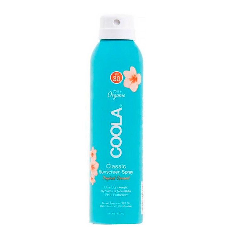 Coola Sunscreen Body Clear Sunscreen Spray Spf30 - Tropical Coconut