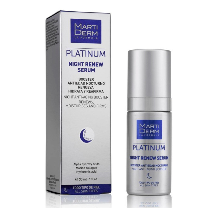 Martiderm Platinum Night Renew Serum 30ml – imagen 3