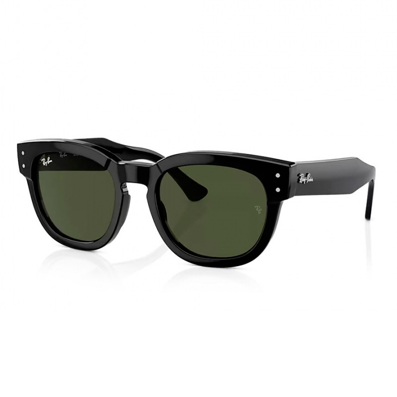 Ray-Ban Women's Black/Green Sunglasses For Mega Hawkeye Sunglasses