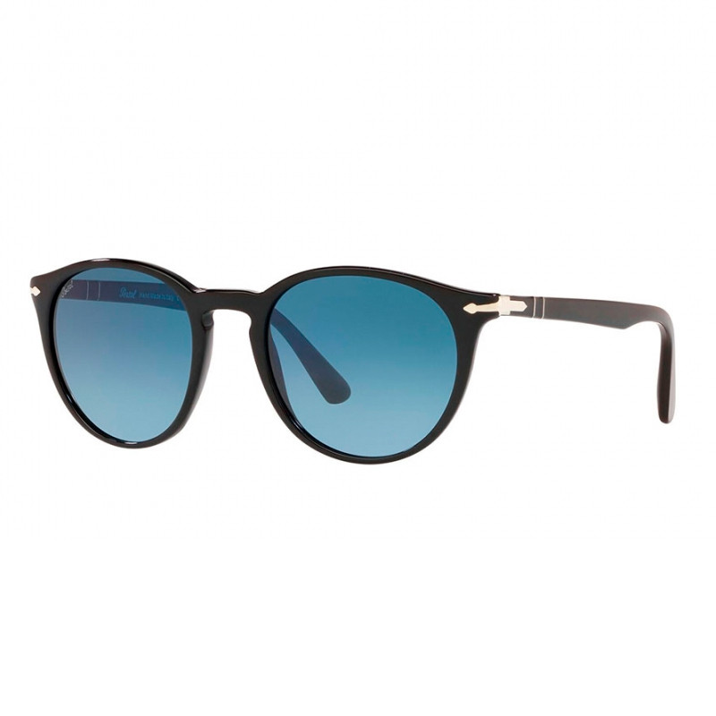 Persol Man Sunglass PO3152S -  Frame color: Black, Lens color: Azure Gradient Blue