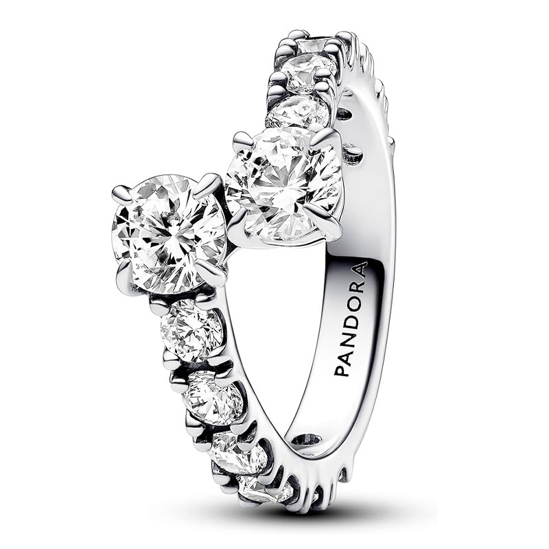 Pandora Anelli Anello a fascia lucida sovrapposta 193149C01