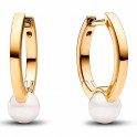 Freshwater Cultured Pearl Hoop Earrings 263170C01