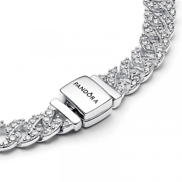 Timeless Pavé Cuban Chain Bracelet 593008C01