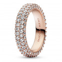 Timeless Bague Double Rang en Pavé 182629C01