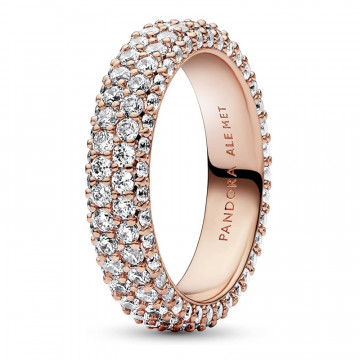 Timeless Bague Double Rang en Pavé 182629C01