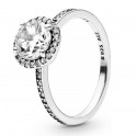 Anel de prata esterlina Classic Elegance 196250CZ