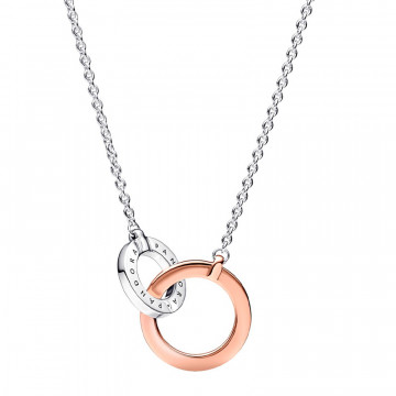 pandora-signature-two-tone-interlocking-circles-necklace-382778c01